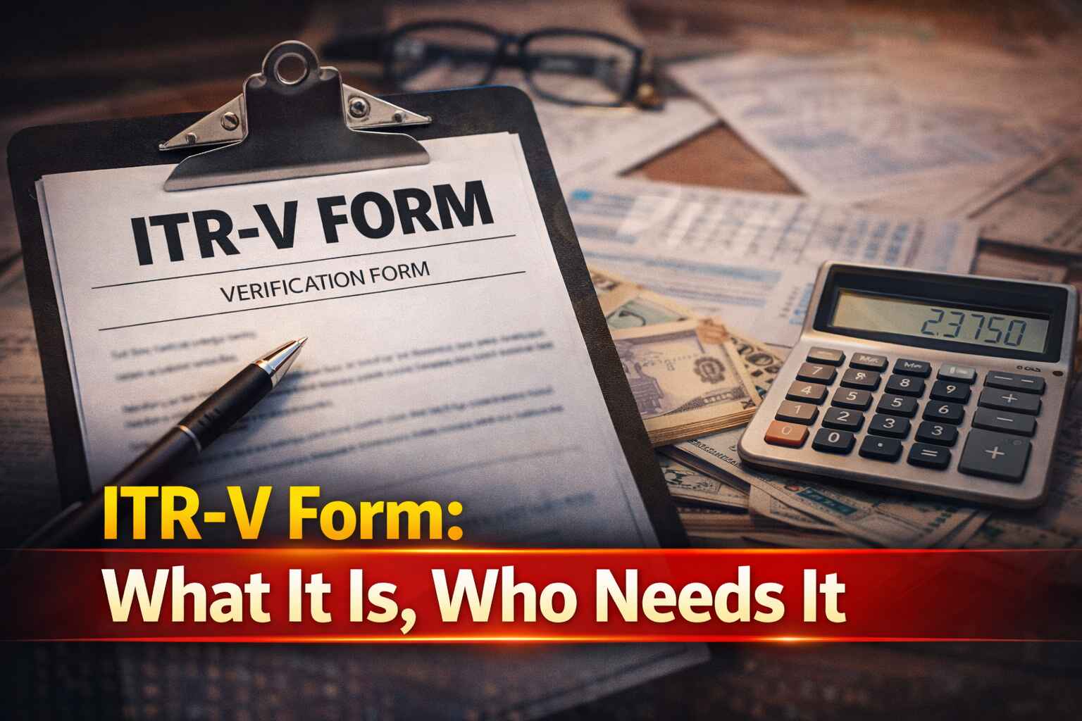 ITR-V Form Explained: Deadline, Process & Who Needs It 